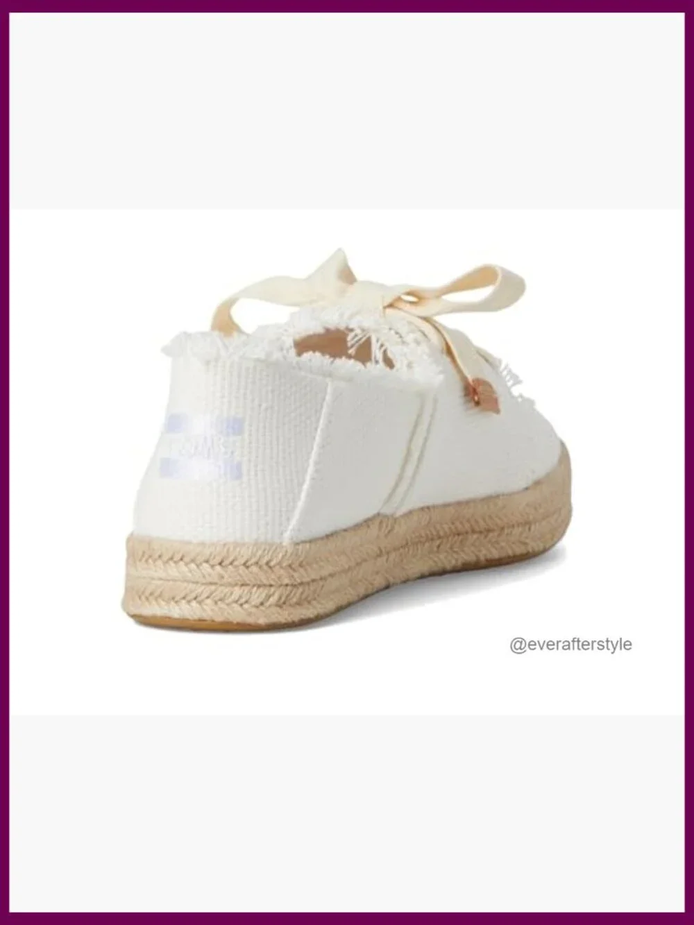 Lace-Up Espadrille with CloudBound Foam Insole, Cotton Upper